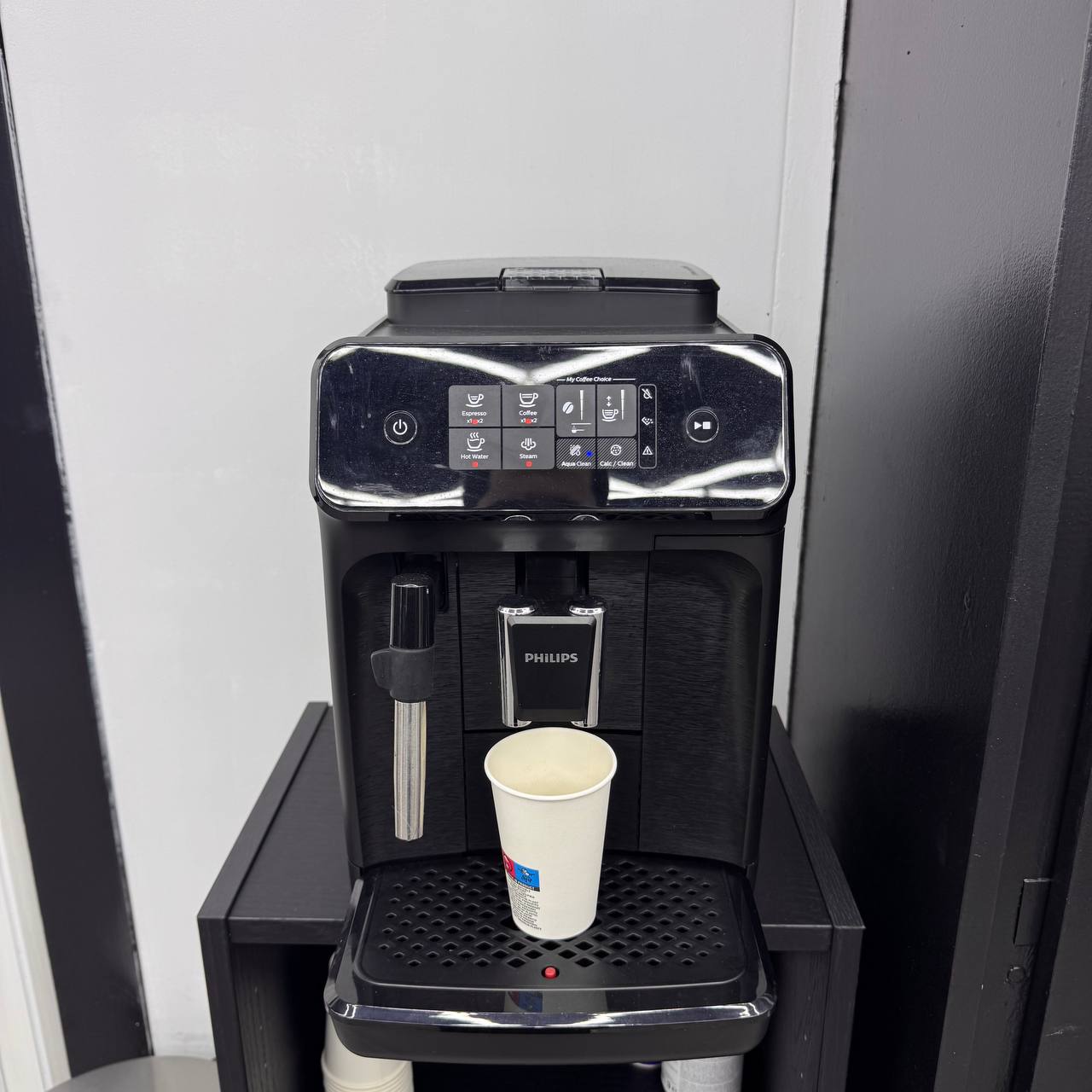 Koffiemachine in de zaak